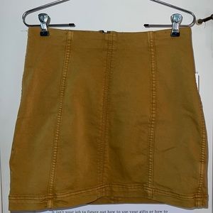Gold Fields Mini Skirt, NWT